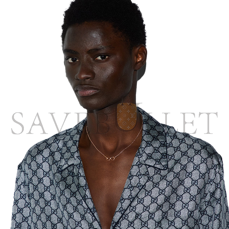 GUCCI HORSEBIT DIAMOND CHAIN NECKLACE 796833 GUCCI HORSEBIT DIAMOND CHAIN NECKLACE 796833